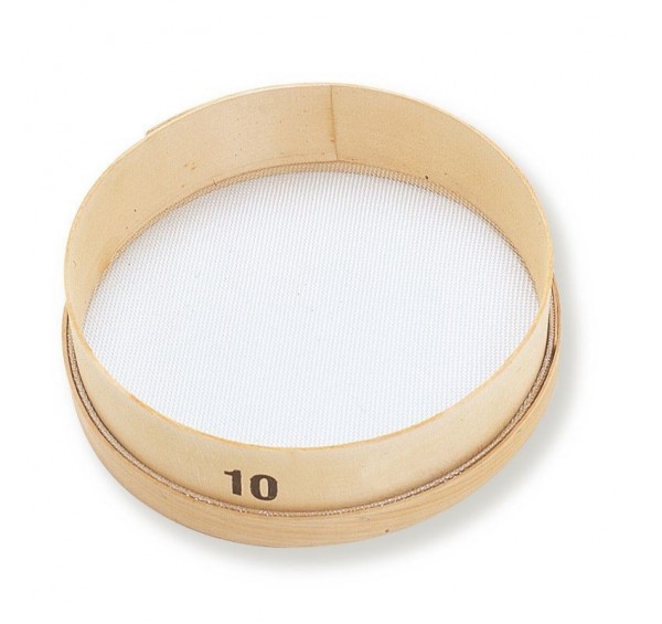 Tamis De Maçon N°4 NESPOLI | Cadre Bois, Crible Acier Galvanisé Ø 45 Cm - Pour Sable, Terre, Gravier