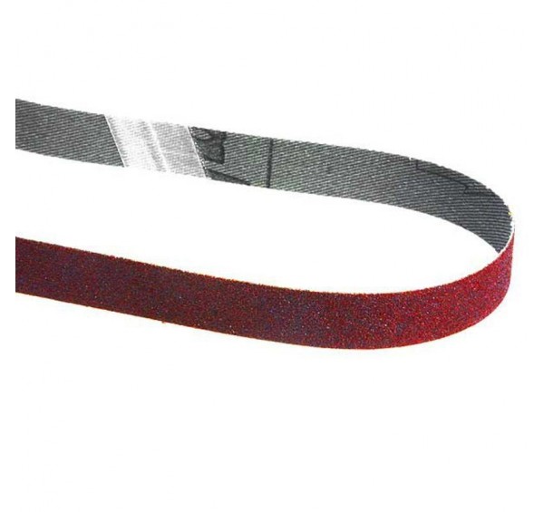Bandes Abrasives MAKITA P-43256 - 5 Bandes 9x533mm Grain 40 Pour Bois Et Métal - Couleur Rouge