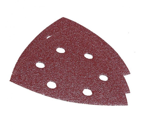 Assortiment De 10 Triangles Abrasifs Makita B-21733 - Pour Pierre Et Verre, Grains Variés - 3