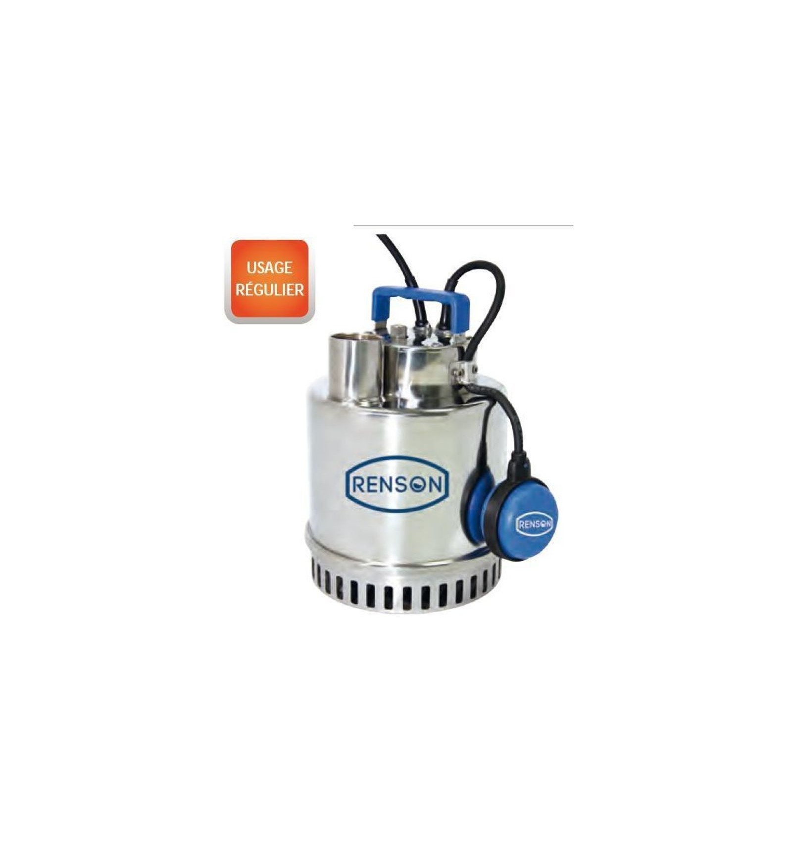 Pompe vide cave monophasée Inox pour eaux peu chargées 1,5 kw Pompe vide cave monophasée Inox pour eaux peu chargées 1,5 kw