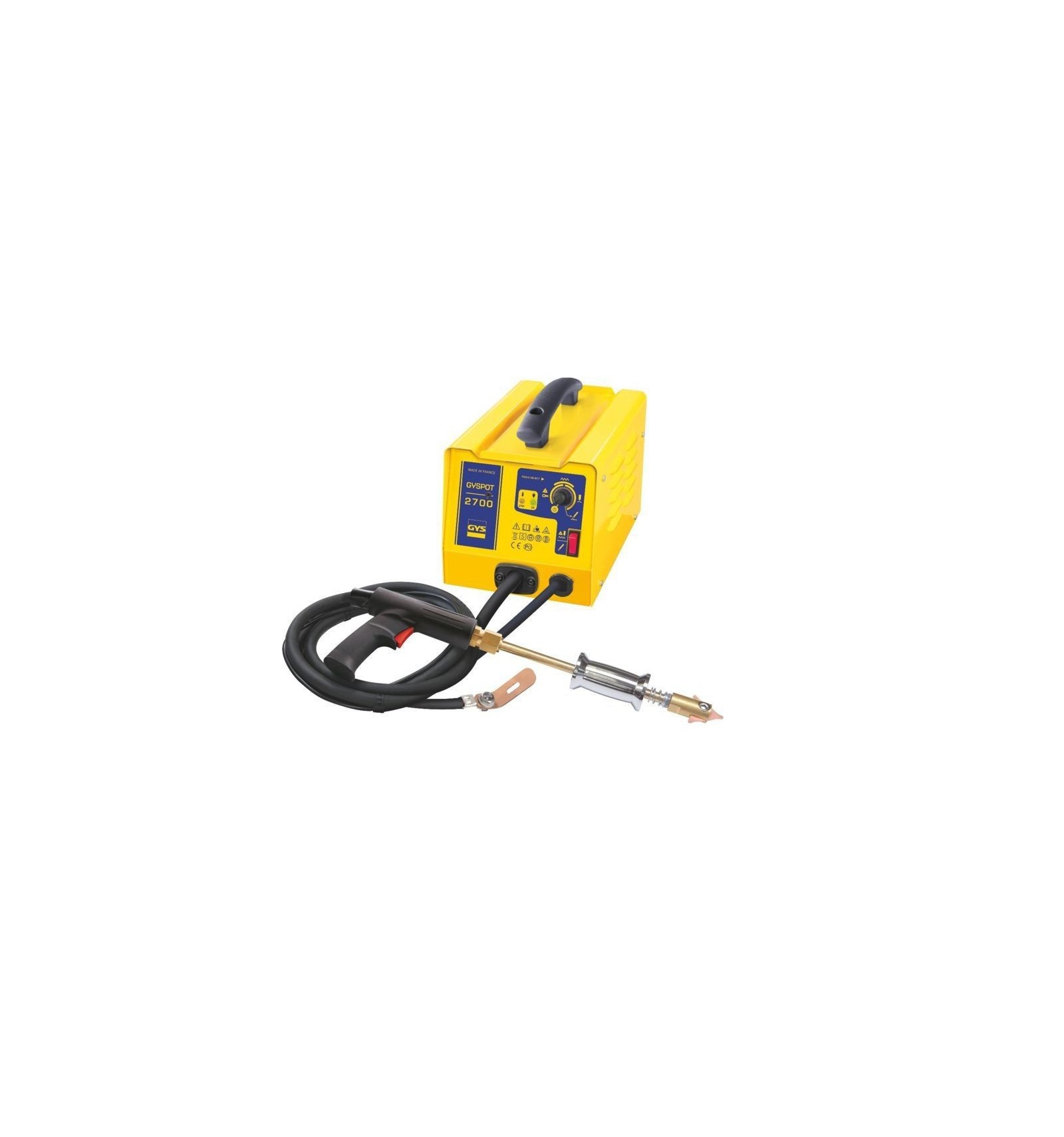 Poste De Soudage Goujons Stamos S-STUD2500 - 2500 J, 108000 µF, Soudure M3 à M10, Amorçage Pointe CD